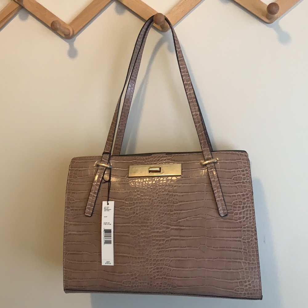 Brand New With Tags Antonio Melani Ada Tote in Taupe